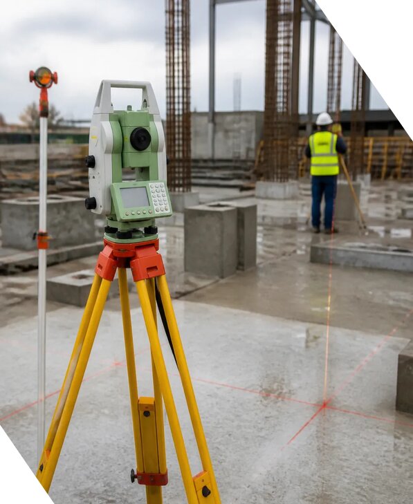 Геодезическое сопровождение строительства объектов в Куйбышеве